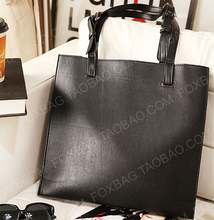 New the wave packet simple pure color bag lady one shoulder bags The simulation handbag Optional