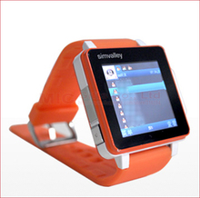 1 44 Quad Band Capacitive screen Synchronization smart phone app remote control camera Watch wristwatch phone