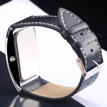 Retail Black Fashion LED Watch For Ladies Leather Bracelet Digital Wristwatches Women Boys Girls Unisex Luxury