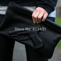 Elina\'s 2014 New women fashion vintage Gun Embossed leather Day clutches message handbage shoulder bag