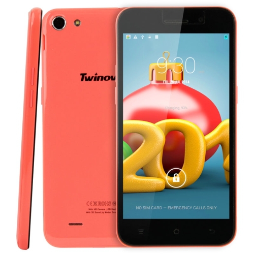 Twinovo T209 8GB Pink 5 0 inch 3G Android 4 2 Smart Phone MTK6592 8 Core