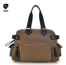 2014 New Man big canvas messenger bag women casual vintage school bags for men brand outdoor fashion washed canvas handbag