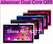 30pcs/lot Hot Cheap 7 Inch Android Tablet Pc Q88 Pro Allwinner A23 Dual Core 4.2 512mb 8GB Camera Cheap Tablets