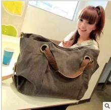 2014 New Vintage Women’s Handbag Canvas Bag Large bags Shoulder Messenger Bags Woman Handbags Free Shipping
