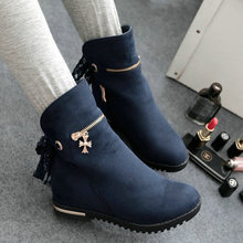 2014 arrivals ankle boots for women hot sale martin fashion flat knight boots motorcycle winter snow shoes