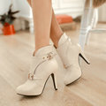 New 2015 Wedges High Mid-Calf Boots For Women Casual Chains Winter