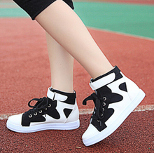 2014 New Summer female canvas shoes Breathable sneakers for women skate shoes brand high sneakers free shipping