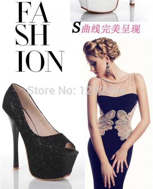 Summer the new leather super high heels 18cm heel sandals for women in Europe and America