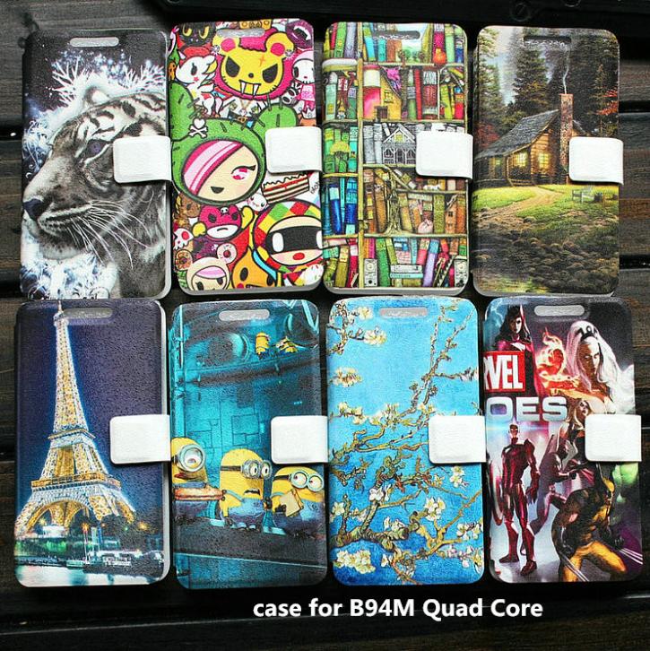 PU leather case for B94M Quad Core case cover
