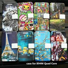 PU leather case for B94M Quad Core case cover