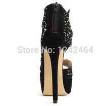 2014new style sandals Europe and United States diamond scales hollow out decorative pattern a stiletto sandals