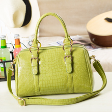 Fashion street shoulder bag handbag messenger bag stone pattern serpentine pattern PU women’s handbag
