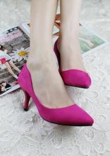 Sexy Pointed Toe D’Orsay Two Piece High Heels Women Pumps Wedding Shoes Four Colours OL Shoes Woman Stilettos