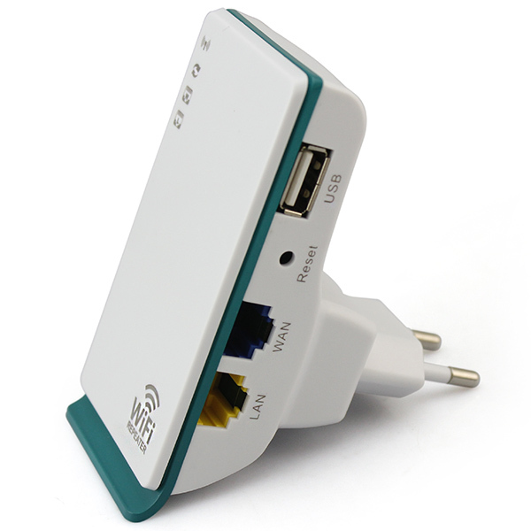 2 RJ45 Ports PPPoE WDS DHCP WirelessN Wifi Repeater Range Extender