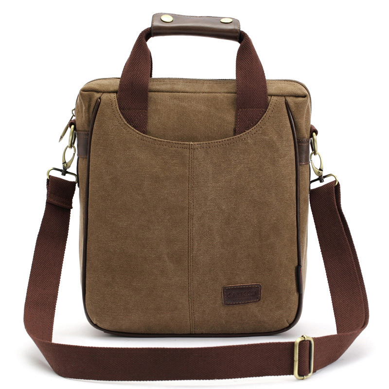 HOt sell new arrival vintage canvas bag fashion men s handbag shoulder bag women messenger bag