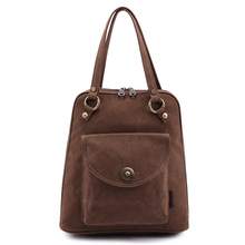 New single shoulder bag dual purpose ladies bag college wind Korean leisure fashion canvas bag women