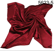 scarf women 2014 spring solid color silk scarf satin large square scarf 90 90 cm bandana