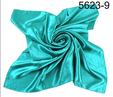 scarf women 2014 spring solid color silk scarf satin large square scarf 90 90 cm bandana