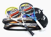 2014 NEW FREE SHIPPING tennis racket one piece carbon with cable tennis ball tennis