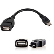 Wholesale OTG Cable Micro to Mini USB  for Tablet Pc GPS MP3 MP4 Smart Mobile Phone,Flash Drive Free Shipping