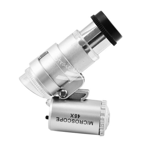 Купить монокулярный микроскоп microscopio камеры мини 45x светодиодный ...