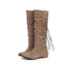 Size 34 43 New women Winter snow Boots Hidden Increased Boots Non slip Bottom High Top