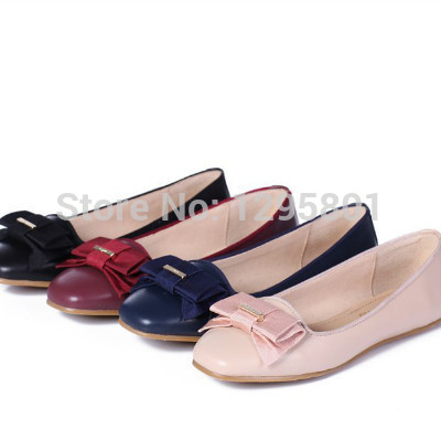 Spring autumn women flats Frees hipping Closed Toe 2014 New Flat Shoes with Casual Women Pretty