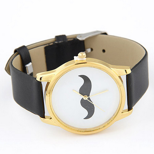 2014 Hot Sale New design Creative fashion personality beard Watches free shipping High Quality Low Price