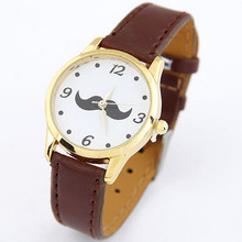 2014 Hot Sale New design Creative fashion personality beard Watches free shipping High Quality Low Price