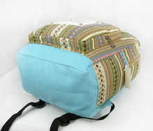 2014 New Vintage Women Girls Canvas Flower Floral Print School Shoulder Bag School Mochila Backpack Rucksack