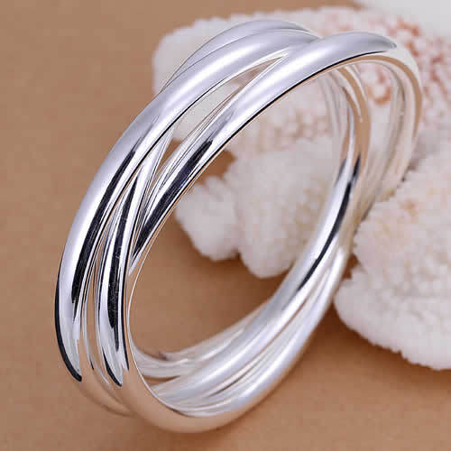 B047-fashion-Jewelry-925-silver-Bracelet-Bangle-Cuff-fashion-bracelet ...
