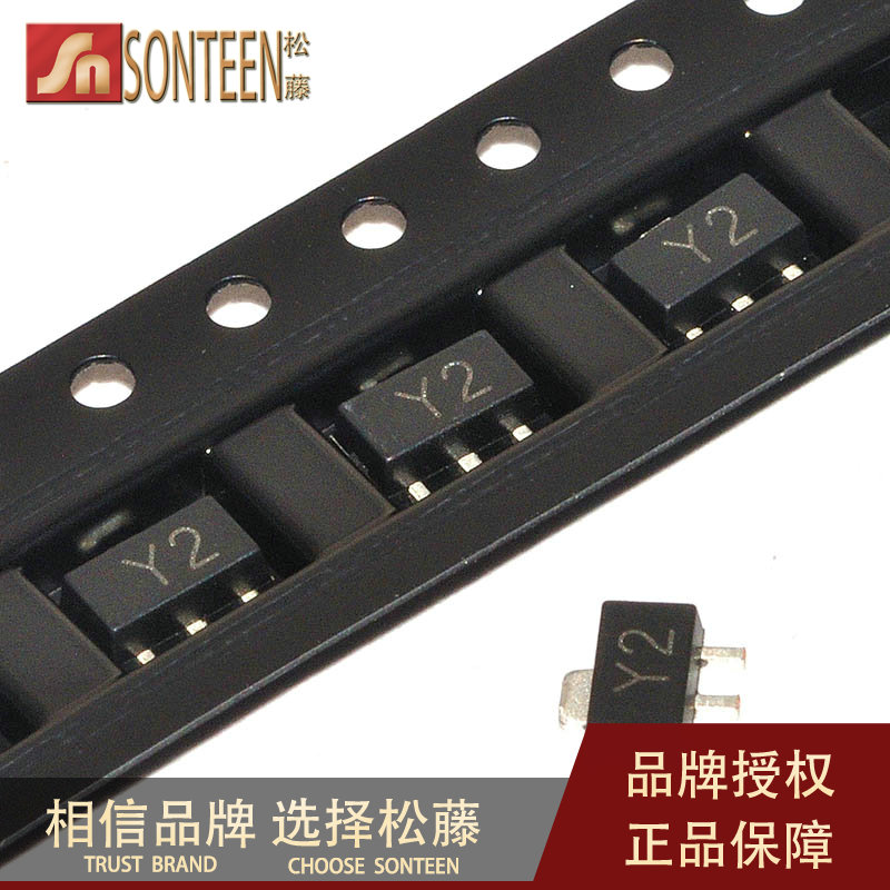 Купить Триод SMD транзистор ss8550 y2 1.5A / pnp 25v sot89 двойной s ...