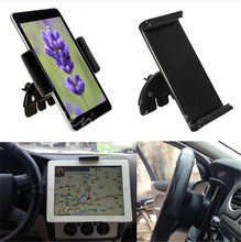 Lowest Price! New Universal 7 Inches 360 Degree Adjustable Car CD Slot Mount Holder Stand For iPad Mini 1 2 For Sumsang GPS