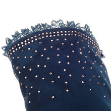 10 cm new arrived sexy style Rhinestone thin heels solid knee heel boots W1YDA Q2 High