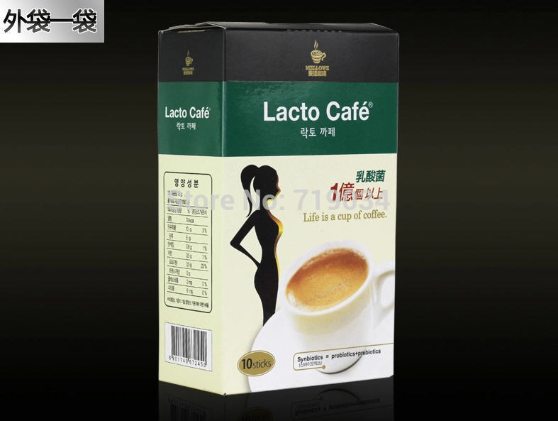 Cameroon MELLOWE Korean instant coffee Lactobacillus Cafeteria 15 g 10 box