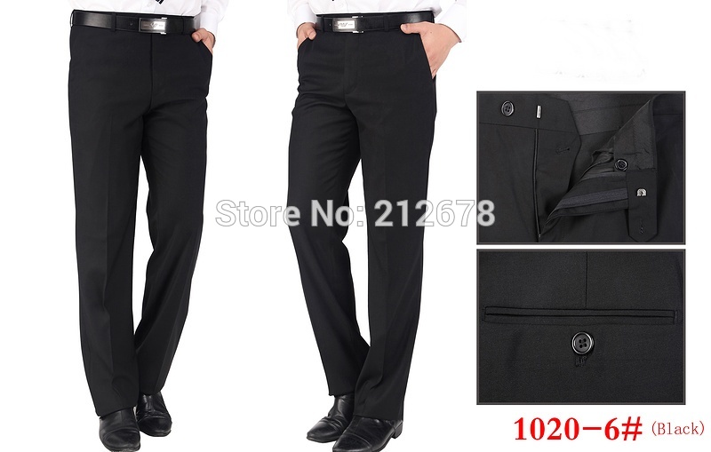 Черный / синий / гери / белый / шампанское деловых людей брюки мужские длинные брюки в продаже