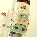 Japan And Korea Style Women Canvas Backpack School Bag For Girls