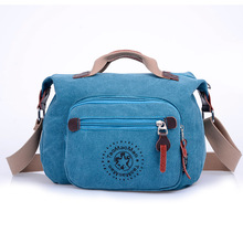 New arrival casual women canvas handbag shoulder bag fashion women small satchel