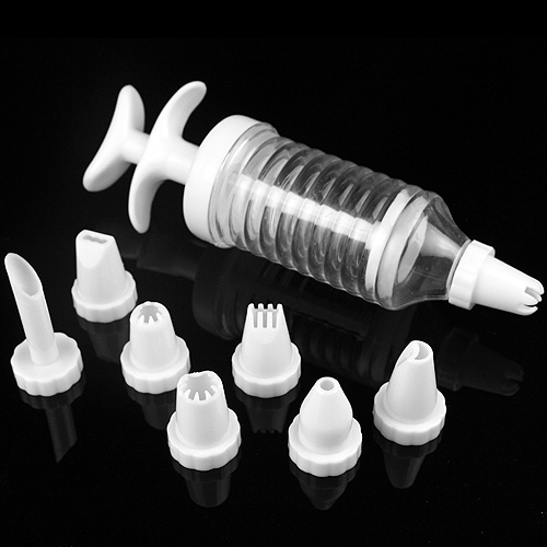 Nozzles Icing Syringe Decorating Set 4 насадками