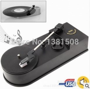 USB Digital Turntable Player Vinyl LP To MP3 Converter For Win7/8 Mac