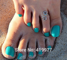 New Arrival Sexy Women Lady Unique Retro Silver Plated Nice Toe Ring Foot Beach Jewelry Hot