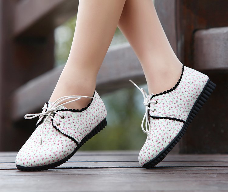 New 2014 canvas shoes female casual sneaker low flat cotton made lazy single shoes flower printed