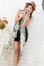 NEW Fashion European Style Delicate Women Autum Winter Butterfly Print Flower Scarf 5 Colors CA09103