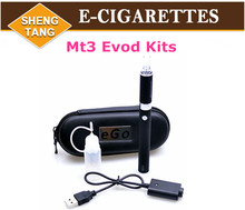 Mt3 Atomizer Evod Battery  Electronic Cigarette Kits E-cigarette E-cig Kits 650mah 900mah 1100mah   Battery Zipper Case Kits
