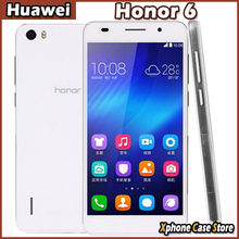 4G Original Huawei Honor 6 3GB+32GB/16GB 5.0” Android 4.4 Kirin 920 Octa Core 1.3GHz Mobile Phone Dual SIM FDD-LTE & WCDMA &GSM