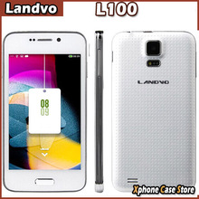 With Gift Original LANDVO L100 ROM 4GB 4.0” 3G Android 4.2.2 Mobile Phone MTK6572W Dual Core 1.0GHz Phone Dual SIM WCDMA & GSM