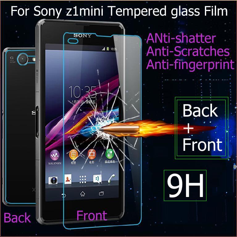 For Sony Xperia Z1 Mini Compact M51W Premium Tempered Glass Anti shatter Explosion Proof Protector Screen