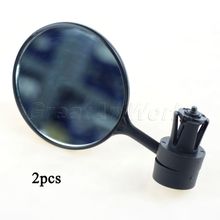 Best Selling 2Pcs/lot Convenient Bike Bicycle Cycling Mirror Handlebar Glass Flexible Rearview High Quality