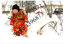 2014 new winter Russia style thermal fancy baby kids one piece romper down coat down romper