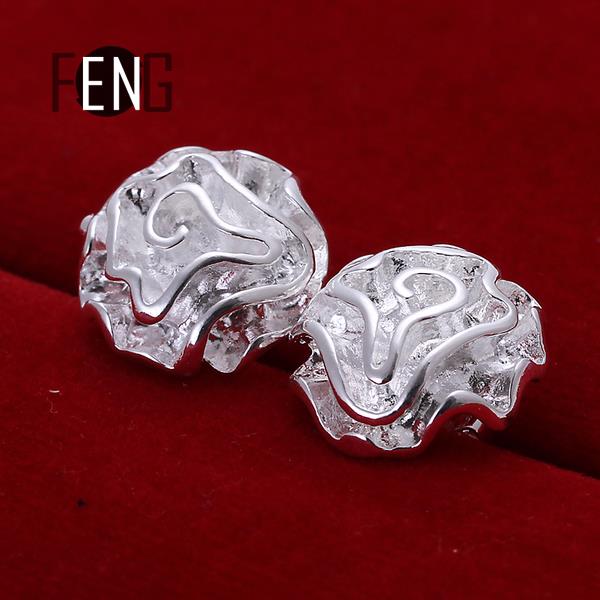 European and American fashion earrings 925 silver jewelry free shipping holiday gifts
